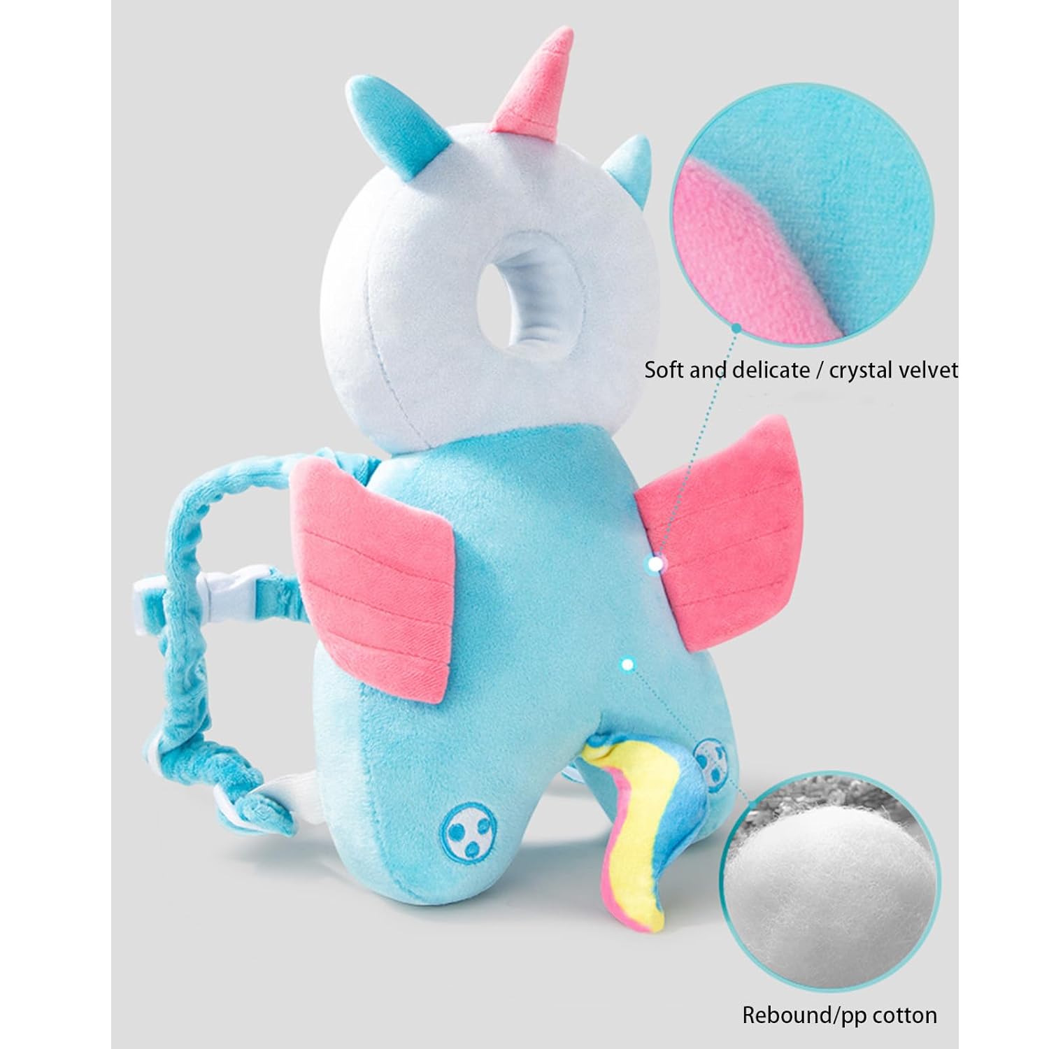 Protector De Cabeza Para Andador De Beb Ajustable Mochila De Proteccin Para La Cabeza Del Beb Almohadilla De Seguridad Para Llevar Tortuga