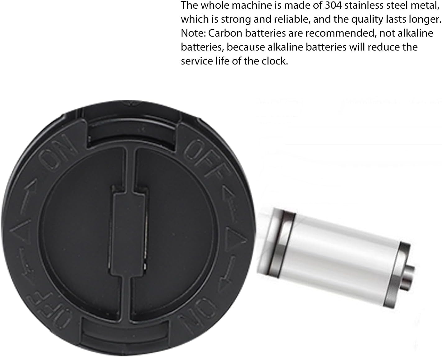 Reloj Digital Retro Abatible Reloj Mecnico De Escritorio Automtico Con Nmeros Grandes Reloj De Mesa Vintage De 24 Horas Para Decoracin De Navidad En El Hogar Oficina Todo Negro