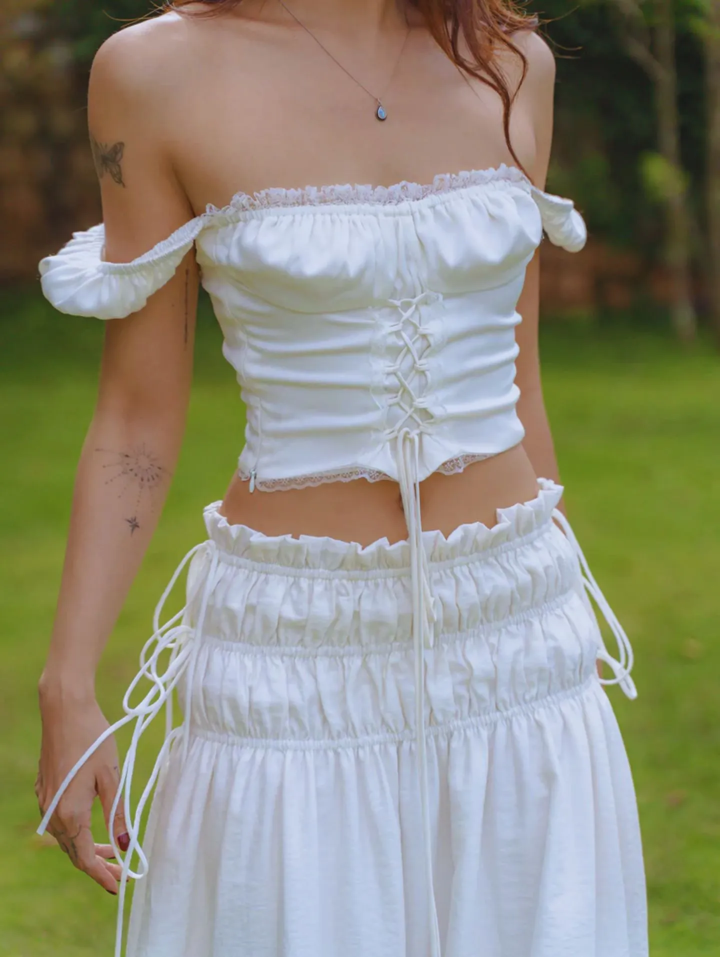 Fabritee Alabaster Haze Corset