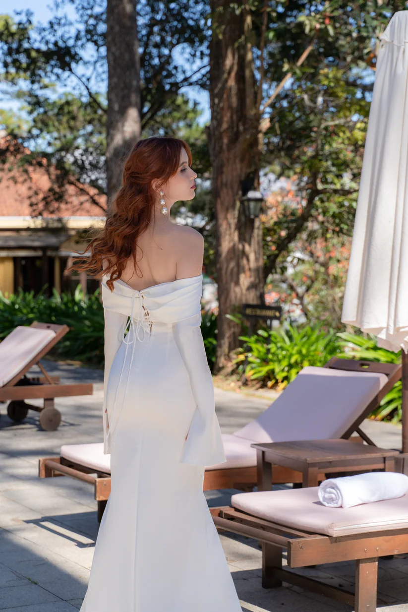 Fabritee Mortica Satin Maxi Slip Dress