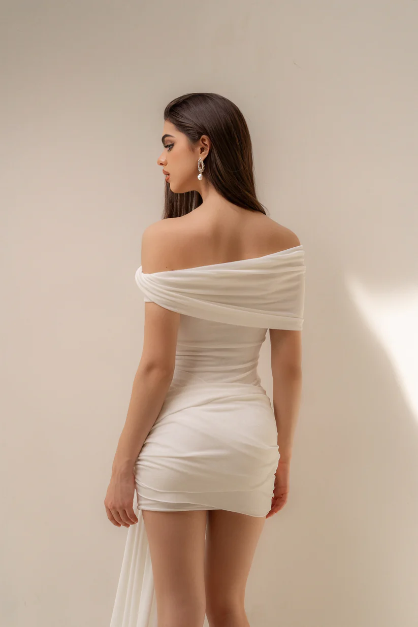 Fabritee Lullaby Ruffle Mini Dress
